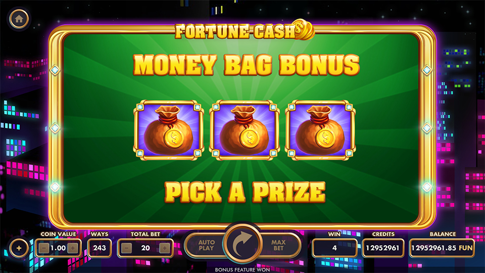 Money Bag Bonus